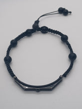 Load image into Gallery viewer, MACRAME ARMBAND WITH CZ CONNECTOR
