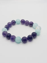 Load image into Gallery viewer, Amethyst and Amazonite Bracelet