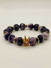 Load image into Gallery viewer, AMETHYST STRETCH BRACELET