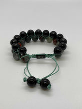 Load image into Gallery viewer, BLOODSTONE AND ONYX DOUBLE BRACELET
